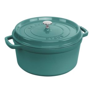 Staub 7 Qt. Round Dutch Oven | Turquoise