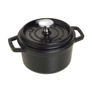 Staub 0.75 Qt. Mini Round Dutch Oven | Matte Black