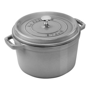 Staub 5 Qt. Tall Dutch Oven | Graphite Grey