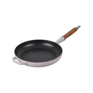 Le Creuset Alpine Collection 10.25" Round Fry Pan with Wood Handle | Shallot