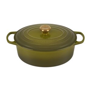Le Creuset Signature 6.75 Qt. Oval Dutch Oven | Olive